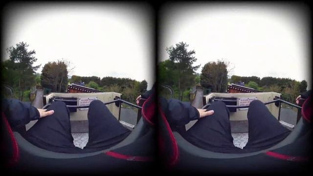 VR180 3D Roller Coaster | Runaway Minetrain choo choo VR onride POV | Alton Towers VR360 Oculus смотреть онлайн