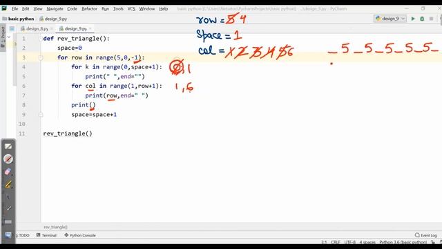 Python for Beginners | INTERVIEW PLACEMENT Printing Design Numerical Pattern смотреть онлайн