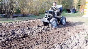 Навесная борона на минитрактор