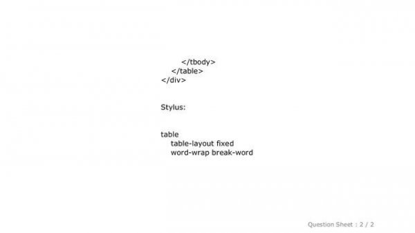HTML : Bootstrap/Stylus - Make Table Column as small as possible
