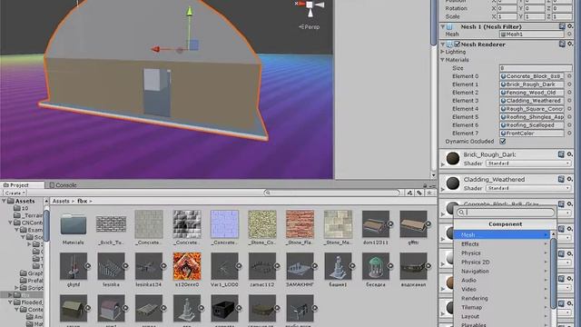 Добавляем модель в Unity5 смотреть онлайн