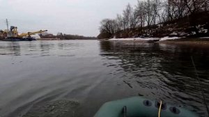 Купил лодку ПВХ и сразу на реку. Первый раз на рыбалке с лодки. Обзор ПВХ лодки Prima Virage 240.