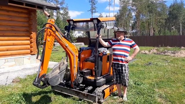 Реальный отзыв покупателя мини-экскаватора МС 2000 (2020) смотреть онлайн