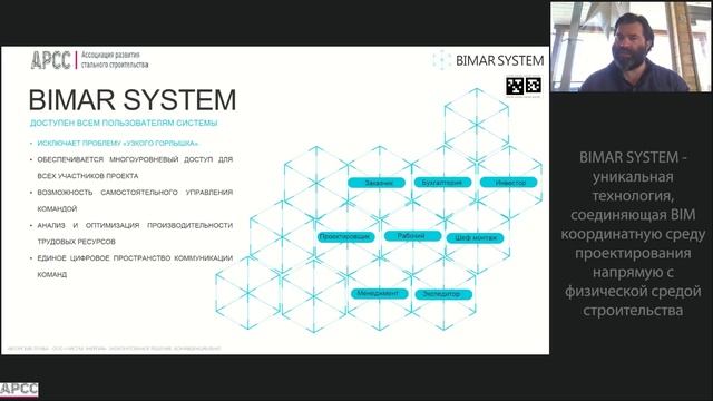 BIMAR SYSTEM - уникальная технология, соединяющая BIM с физической средой строительства. смотреть онлайн