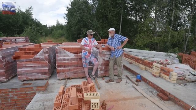 Строим ДК130 с подвалом подписчику Одноэтажной России. Кладка тела у Равшана. смотреть онлайн
