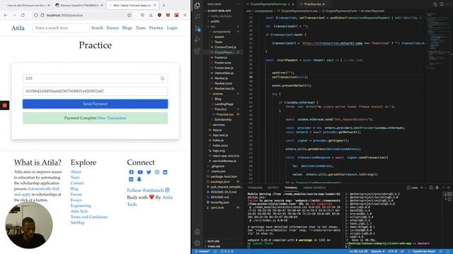 How to add Ethereum and Binance Payments to a React Website with Metamask and Ethers.js смотреть онлайн