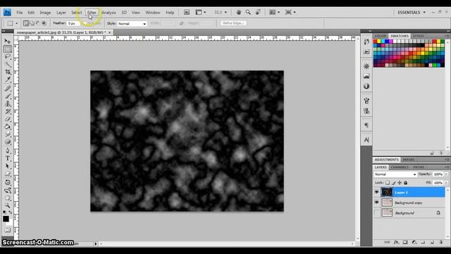 Photoshop Tutorial Pl - Efekt Pogniecionej Gazety
