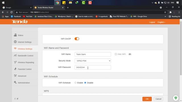 Tenda Router WiFi Password Change - 1 minute only! смотреть онлайн