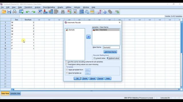 SPSSisFun: Converting Text (string) data to Numeric data смотреть онлайн