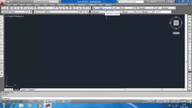 Create Text Style in AutoCAD смотреть онлайн