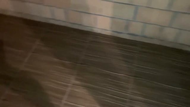 Укладка плитки на кривые стены без штукатурки. Откос из плитки. Душевой поддон. Эпоксидная затирка. смотреть онлайн