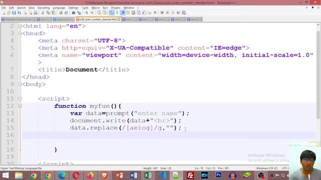 Remove Vowels From String In JavaScript || JavaScript Programs смотреть онлайн