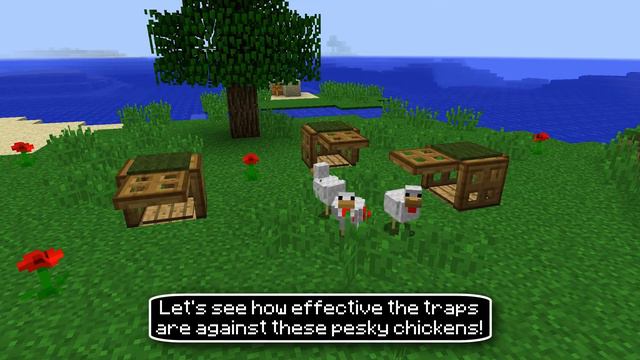 ✔ Minecraft: How to make a Working Animal Trap смотреть онлайн