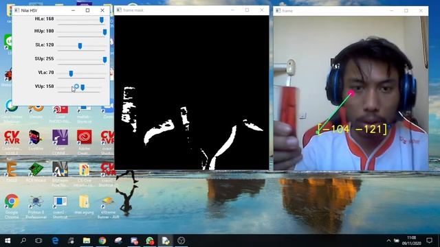 RUANG WARNA HSV DAN HSL DENGAN PERHITUNGAN CONTOUR TITIK TENGAH OBJEK - WORKSHOP OTOMASI INDUSTRI смотреть онлайн