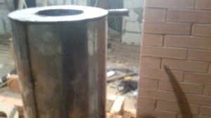 Ракетная печь Реактивная печь Печь ракета в с водогрейкой ч.5