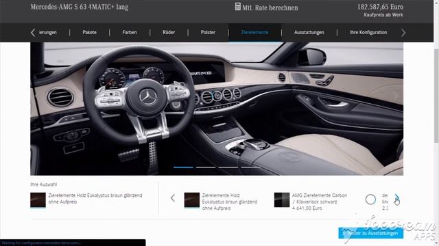 Mercedes AMG S 63 4MATIC+ | Car Configurator смотреть онлайн