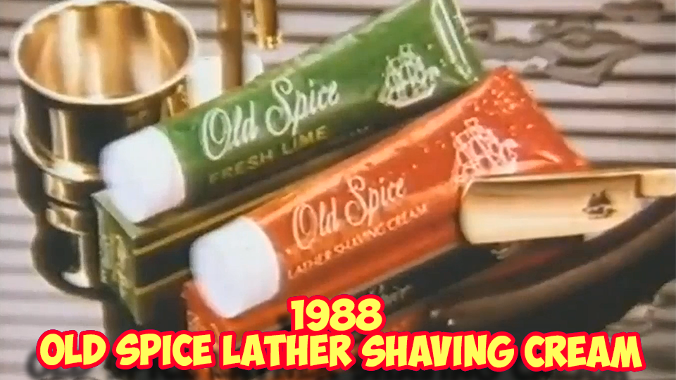 Ролик 217. 1988 Old Spice Lather Shaving Cream