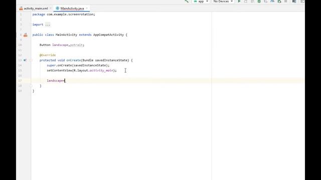 Screen Rotation in Android Studio | Landscape and Portrait Changing in Android Studio | How To смотреть онлайн