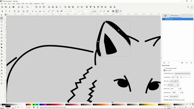 Tracing An Image In Inkscape | Pen Tool Line Art Tutorial смотреть онлайн