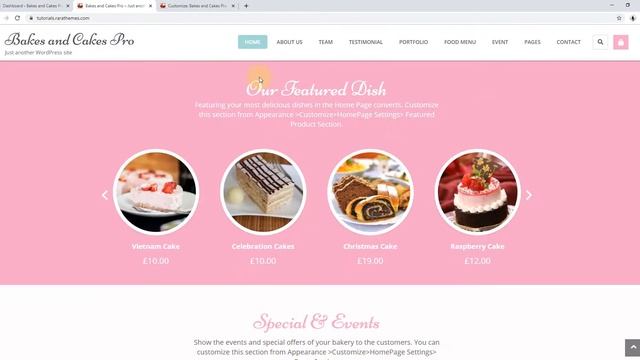 How to Configure Header Settings | Bakes and Cakes Pro WordPress Theme смотреть онлайн