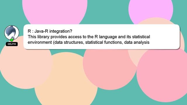 R : Java-R integration? смотреть онлайн