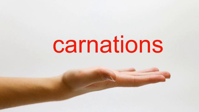 How to Pronounce carnations - American English смотреть онлайн