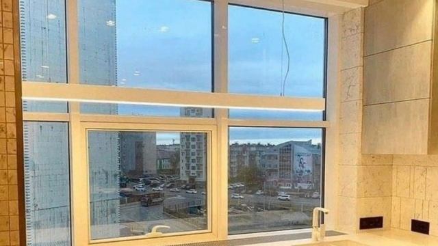 Красивый ремонт кухни в новостройке с выносом плиты и умывальника на лоджию. смотреть онлайн