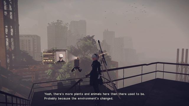 NieR Automata Demo Playthrough - Part 2 (Epic Boss Battle) смотреть онлайн
