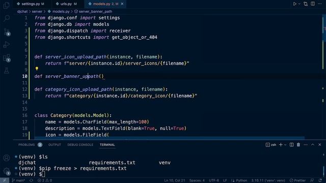 Full Stack React Django DRF | Chat App | Model Refactor for Icons and Banners for server смотреть онлайн