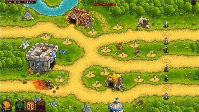 Kingdom Rush Vengeance SOLDIERS OF FORTUNE Achievement Hire 50 mercenaries смотреть онлайн