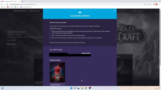 Hood of Hungering - Free Transmog - Available til 23rd Aug - Amazon Prime - Amazon Gamming- Blizzar смотреть онлайн