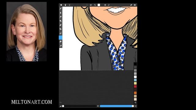 How To Draw IPAD PRO CARICATURE DEMO. SKETCH CLUB APP смотреть онлайн