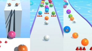 Ball Merge 2048 ?? Ball Run Infinity ?? Ball Run 2048 all levels gameplay walktrough android iOS
