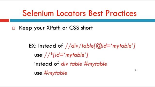 Selenium with Java 13 - Selenium Locators Best Practices | Locators priority | Locator strategy смотреть онлайн