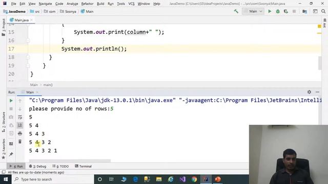 Pattern with Numbers in Java - Part 21 смотреть онлайн