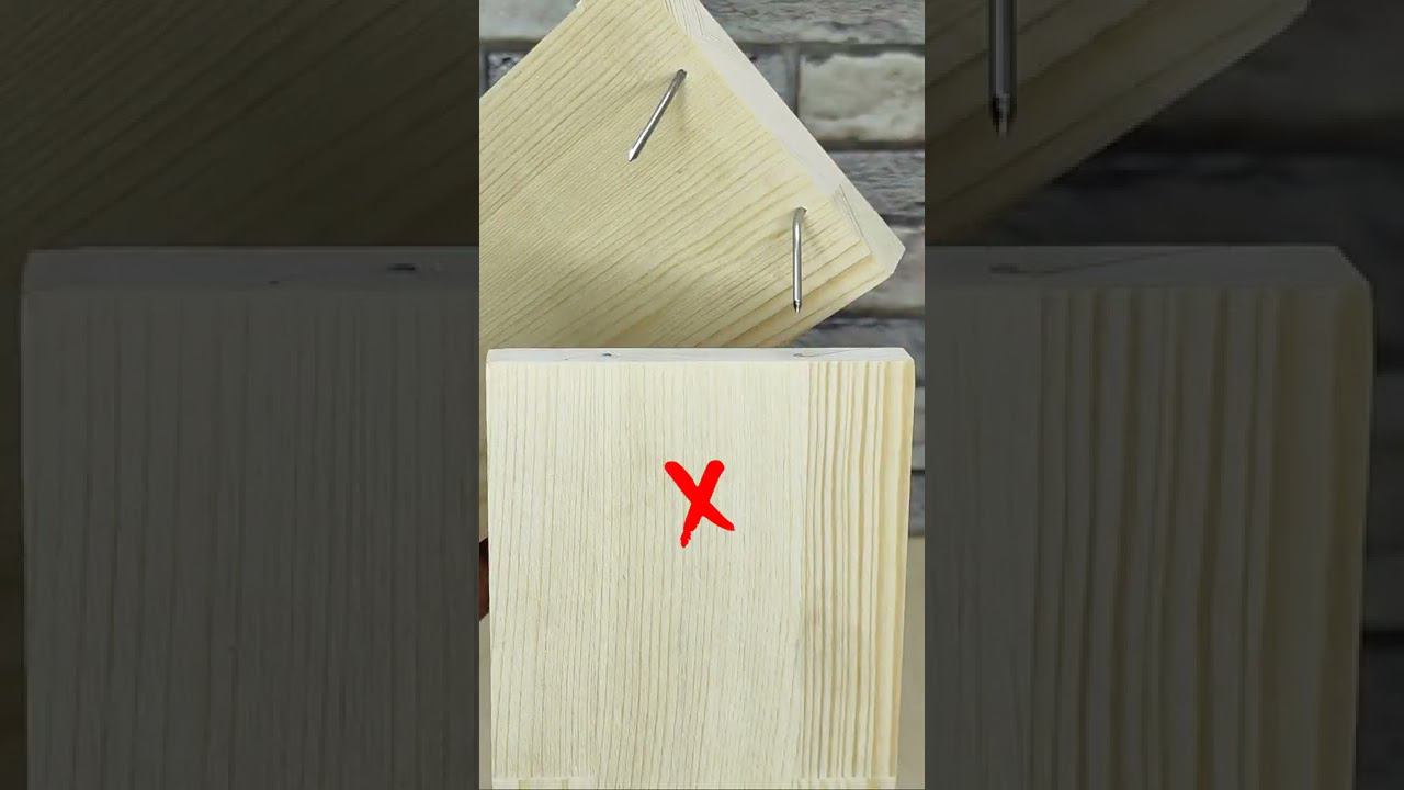 Секрет опытных мастеров! Как легко прибить доску, чтобы она не отрывалась? #shorts смотреть онлайн