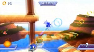Прохождение игры Sonic Rivals #1