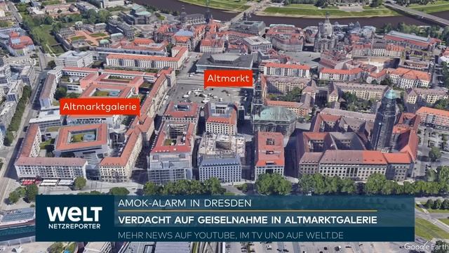 AMOK-ALARM IN DRESDEN: Schießerei Und Geiselnahme In Altmarkt-Galerie