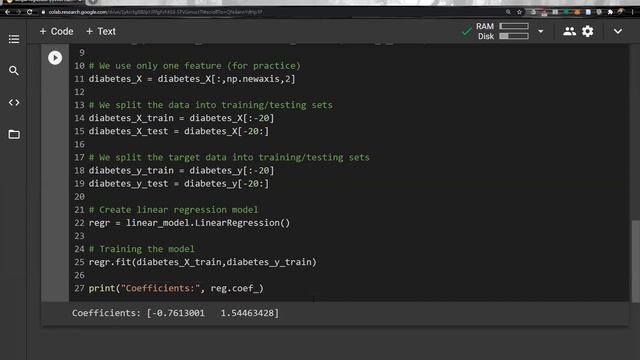 Simple linear regression python (2) смотреть онлайн