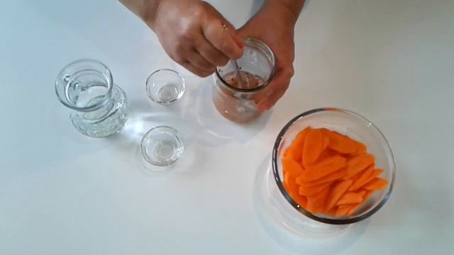 Соленая морковь