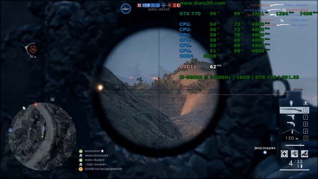 Battlefield 1 Intel Core i5-8600K + GTX 770 2Gb Gallipoli смотреть онлайн