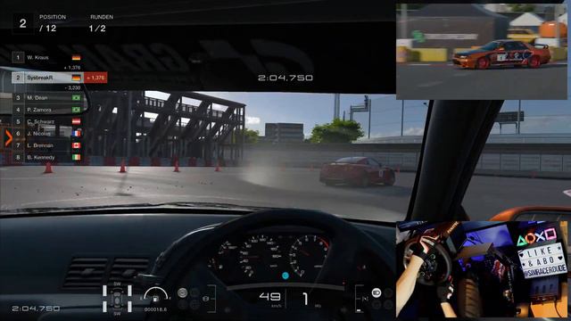 PS5 4K: GranTurismoSport Nissan GTR Cup Race 1/5 R32 GT-R; Fanatec GT DD Pro Wheel with Podium Base смотреть онлайн