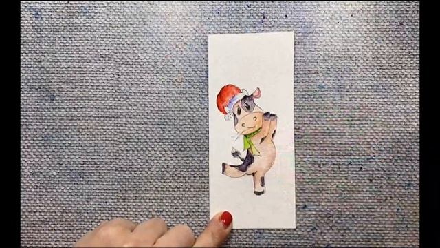 Рисую корову - балерину. Рисую акварелью, скетчинг для новичков смотреть онлайн