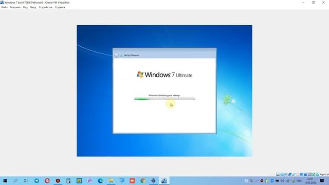 Как установить Windows 7 build 7068 на Virtual Box смотреть онлайн