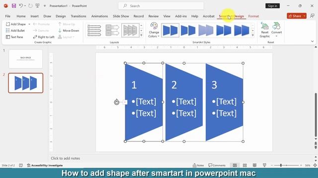 How to add shape after SmartArt in PowerPoint mac смотреть онлайн