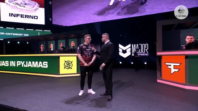 Rain interview after match at PGL Major | CSGO смотреть онлайн