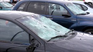 Как защитить машину от града.