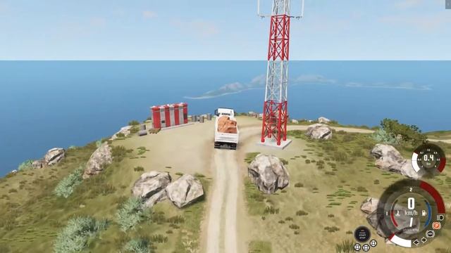 BeamNG.drive I Man 33.340 6x4 na caçamba 21,245kg смотреть онлайн