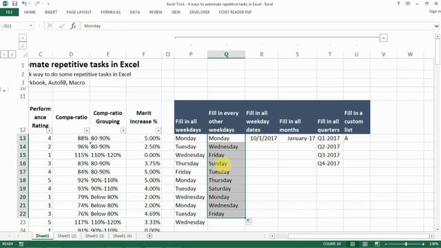 4 Ways to Automate Repetitive Tasks in Excel - Excel Trick смотреть онлайн