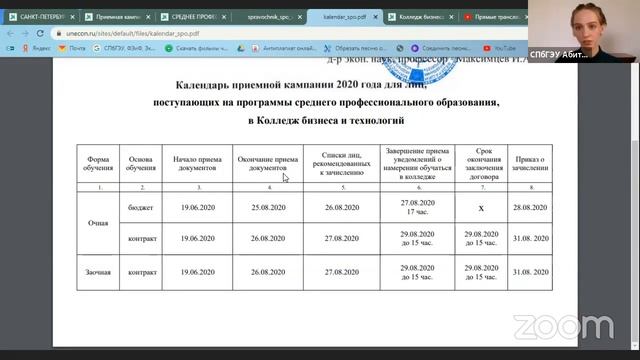 Колледж бизнеса и технологий: Прием 2020 год смотреть онлайн